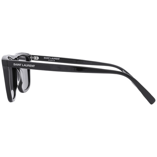 Saint Laurent Black Browline Men's Sunglasses SL 586 001 56