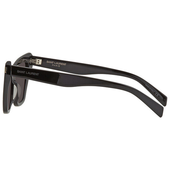 Saint Laurent Black Cat Eye Ladies Sunglasses SL 466 001 54  display picture 1