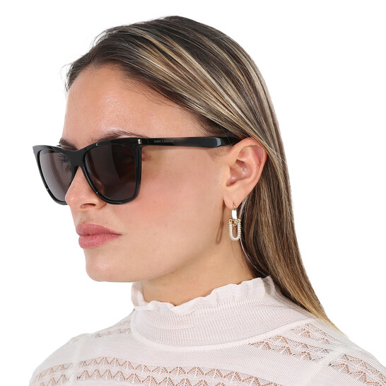 SAINT LAURENT キャットアイサンクラス SL526 001 Saint Laurent SL 526 001 Sunglasses - US