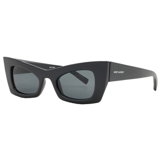 ?️ New Saint Laurent SL702 001 Sunglasses - Black Frame, Black Lenses Saint Laurent SL 702 001 Sunglasses - US main image 3