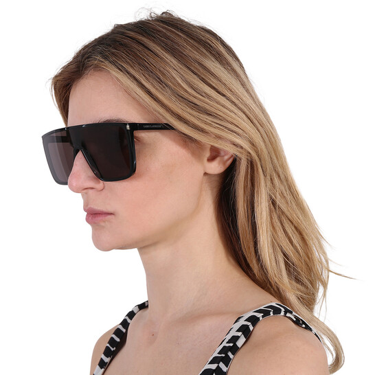 送料関税込 サンローラン メガネ SL259 ダークハバナ デモレンズ Saint Laurent Sl259 Black Female Cat-Eye Optical Frames