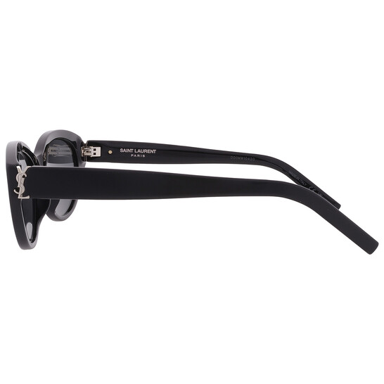 Saint Laurent Black Oval Ladies Sunglasses SL M148 001 54  display picture 3