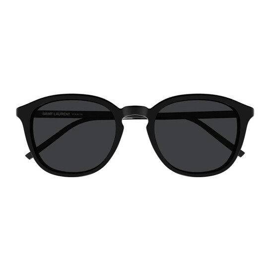 Saint Laurent Black Oval Unisex Sunglasses SL 782/K 001 53