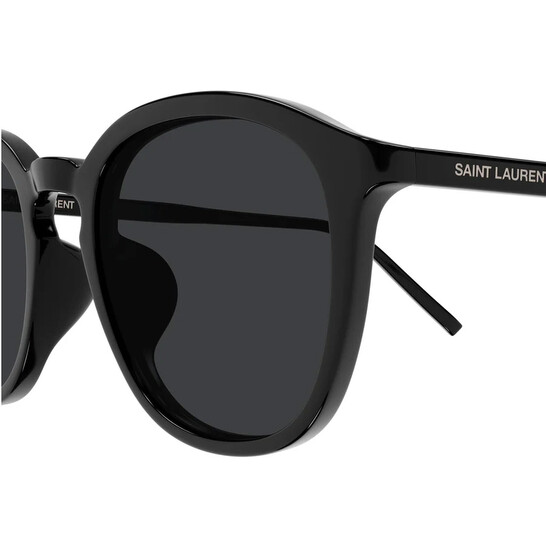 Saint Laurent Black Oval Unisex Sunglasses SL 782/K 001 53  display picture 3
