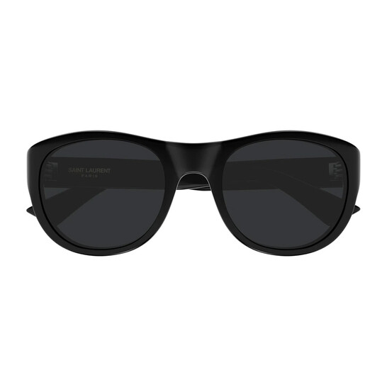 サングラス Saint Laurent Saint Laurent - SL 798 MAXIME - 001 Saint Laurent SL 798 MAXIME 001 Oval Sunglasses Black - eye