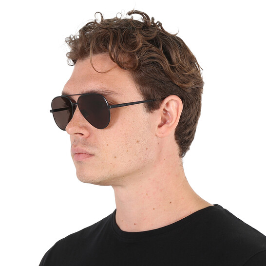 Saint Laurent Black Pilot Men display picture 1