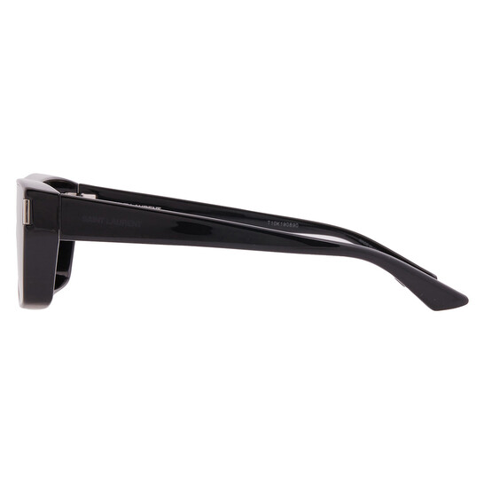 Saint Laurent Black Rectangular Unisex Sunglasses SL 757 001  display picture 2