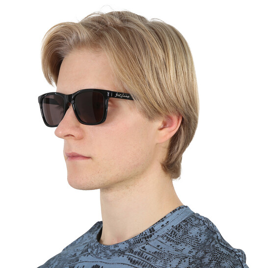 Saint Laurent Black Square Men's Sunglasses SL 318 001 56
