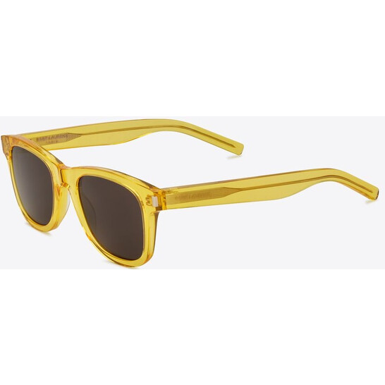 Saint Laurent Black Square Unisex Sunglasses SL 51 068 50