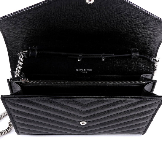 Saint Laurent Classic Cassandre Chain Wallet 377828 BOW02 1000