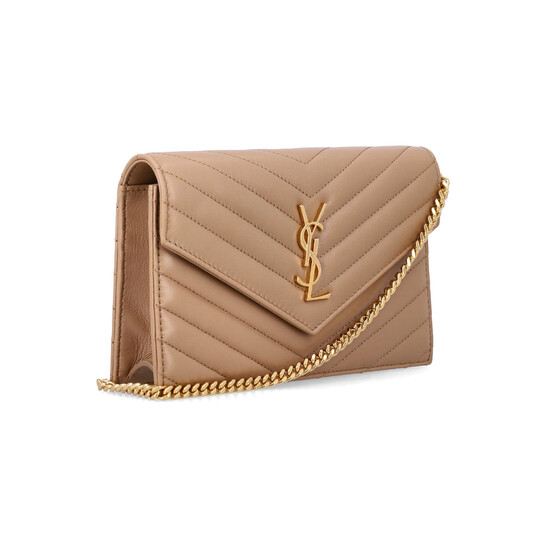 Saint Laurent Cassandre Lambskin Chain Wallet 742920AAA44 2357