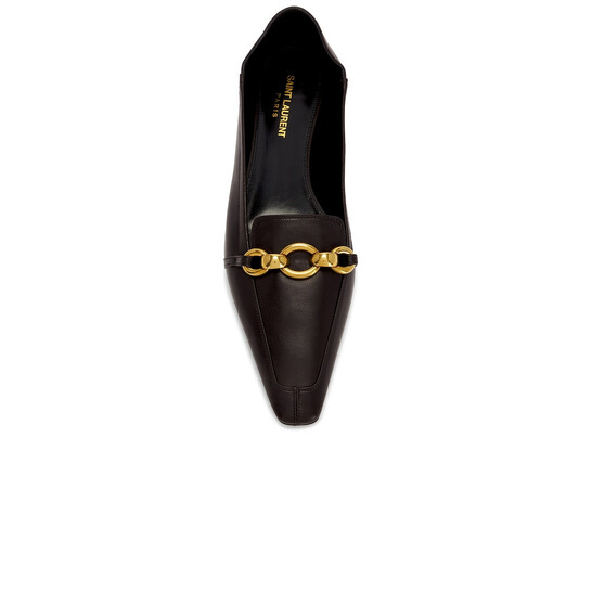 Saint Laurent Chris Flats, Brand Size 35 ( US Size 5 ) Saint Laurent Chris Flats, Brand Size 35 ( US Size 5 ) - 546x546 Image #4