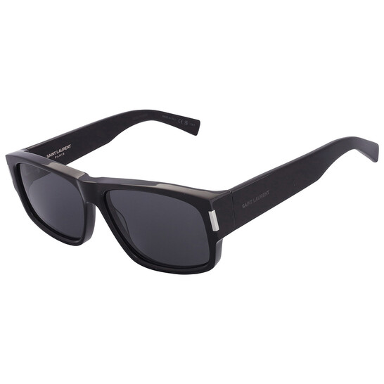 Saint Laurent Dark Grey Rectangular Men display picture 1