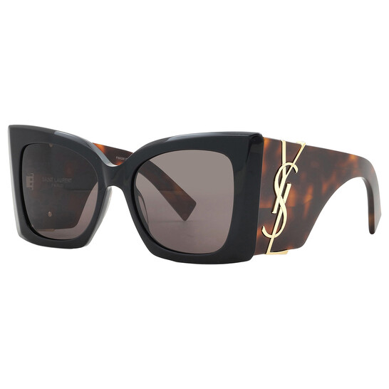 Saint Laurent Grey Butterfly Ladies Sunglasses SL M119 BLAZE