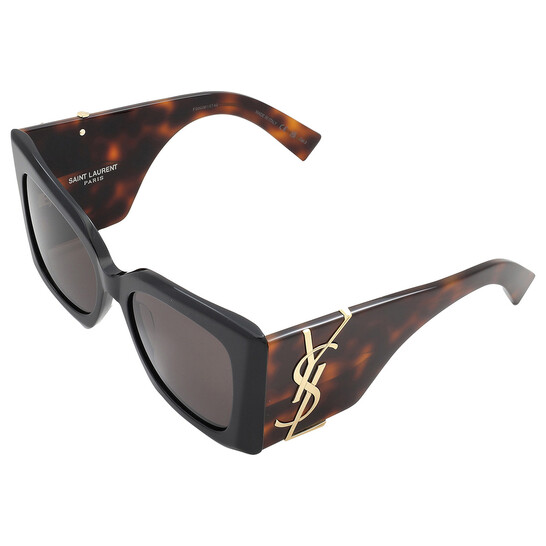Saint Laurent Grey Butterfly Ladies Sunglasses SL M119 BLAZE