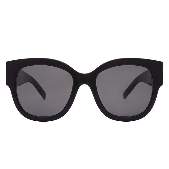 Saint Laurent Grey Butterfly Ladies Sunglasses SL M95/F 001