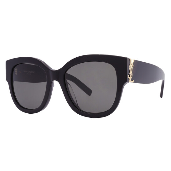 Saint Laurent Grey Butterfly Ladies Sunglasses SL M95/F 001 56