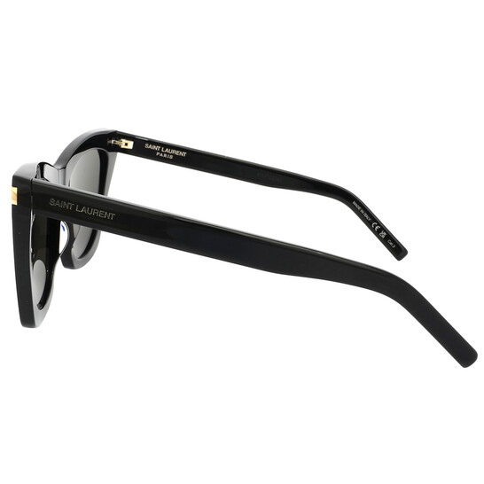 Saint Laurent Grey Cat Eye Ladies Sunglasses SL 214 KATE 001