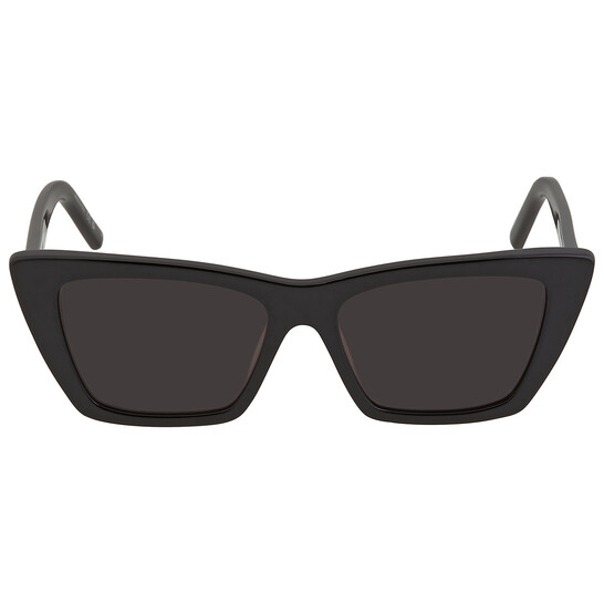 Saint Laurent Grey Cat Eye Ladies Sunglasses SL 276 MICA 001