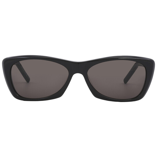 Saint Laurent Grey Cat Eye Ladies Sunglasses SL 613 001 58