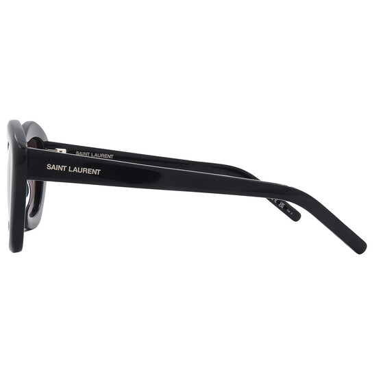 Saint Laurent Grey Cat Eye Ladies Sunglasses SL 68 001 54