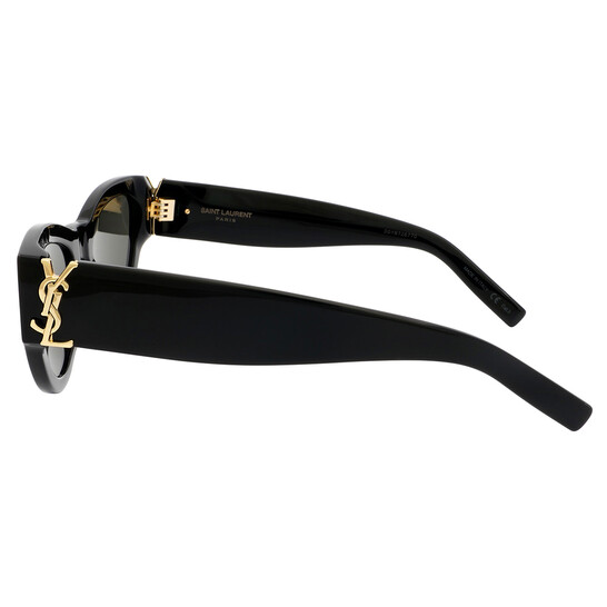 サングラス SAINT LAURENT Woman Sunglasses Grey SLM94 001 Buy Saint Laurent SL M94-001 Black/Gray Cat-Eye Women