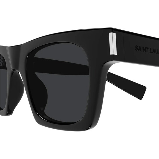 Saint Laurent Grey Square Men's Sunglasses SL 719 001 47 - 546x546 Image #3