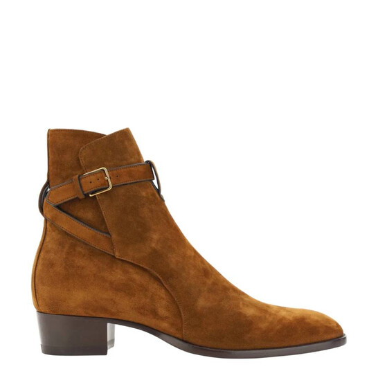 100% Authentic YSL Mens Wyatt Jodhpur Boots SAINT LAURENT PARIS • Men main image 4