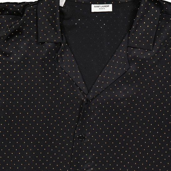 Tシャツ・カットソー Saint Laurent SS24 Printed silk shirt (774775Y2E13 1095) Tシャツ・カットソー Saint Laurent SS24 Printed silk shirt