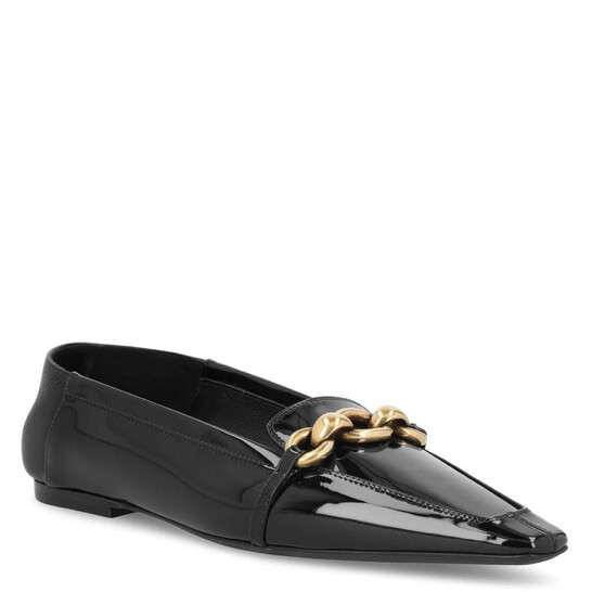 Saint Laurent Patent Leather Le Maillon Loafers, Brand Size 38