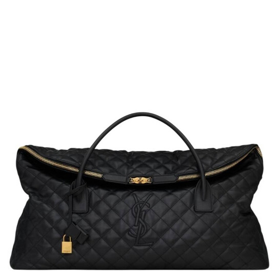 Saint Laurent Quilted Leather Giant Travel Bag 736009AABK91000