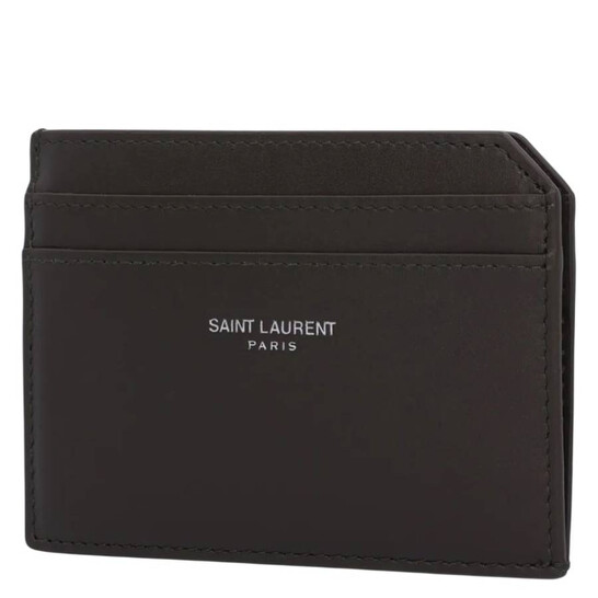 Saint Laurent Signature Logo Open Card Holder 752898 0U90E 3212
