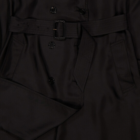 Saint Laurent Silk Trench Coat, Brand Size 40 ( US Size 8 ) - 546x546 Image #6