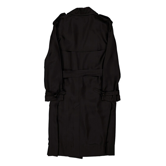 Saint Laurent Silk Trench Coat, Brand Size 40 ( US Size 8 ) - 546x546 Image #7