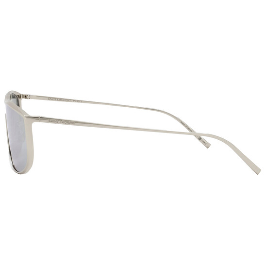 Saint Laurent Silver Shield Unisex Sunglasses SL 605 LUNA  display picture 1