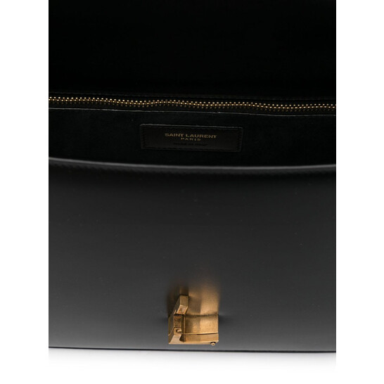 Saint Laurent Solferino Large Leather Box Bag 8323320SX0W 1000