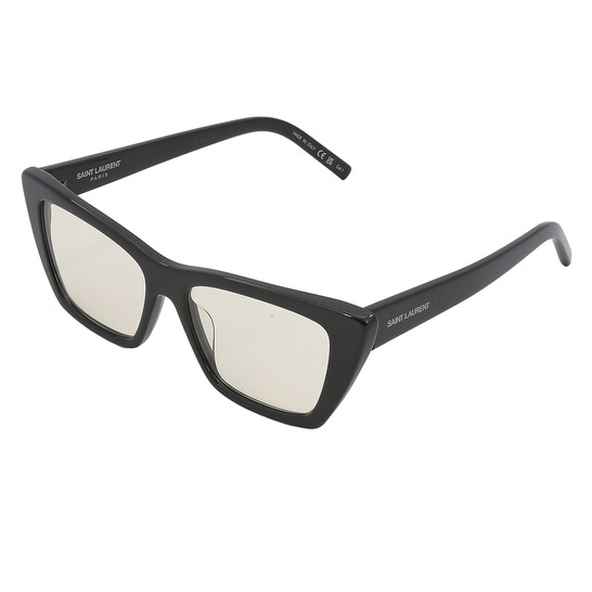 Saint Laurent Yellow Cat Eye Ladies Sunglasses SL 276 MICA 038 53