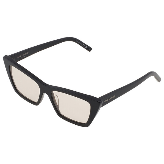 SAINT LAURENT キャットアイサンクラス 508655Y9922 1000 Saint Laurent Yellow Cat Eye Ladies Sunglasses SL 276 MICA