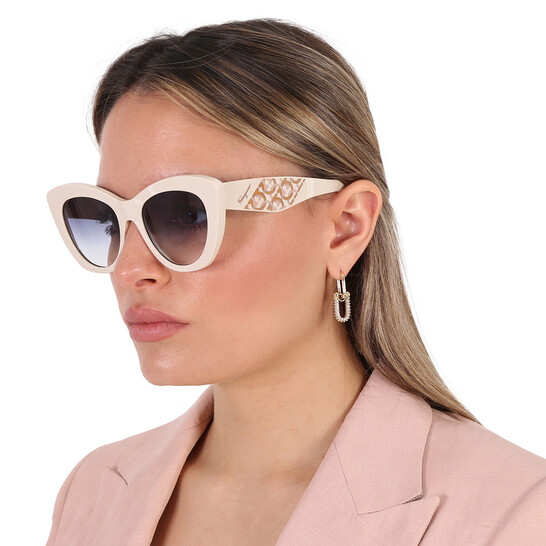 Salvatore Ferragamo Blue Butterfly Sunglasses Ferragamo Salvatore Ferragamo Blue Gradient Butterfly Ladies  main image 2