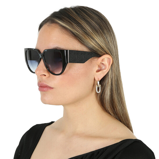 Ferragamo Salvatore Ferragamo Blue Gradient Browline Ladies  display picture 2