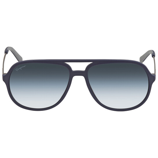 Ferragamo Salvatore Ferragamo Blue Gradient Navigator Men display picture 2