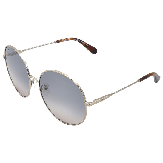 Ferragamo Salvatore Ferragamo Blue Gradient Round Ladies