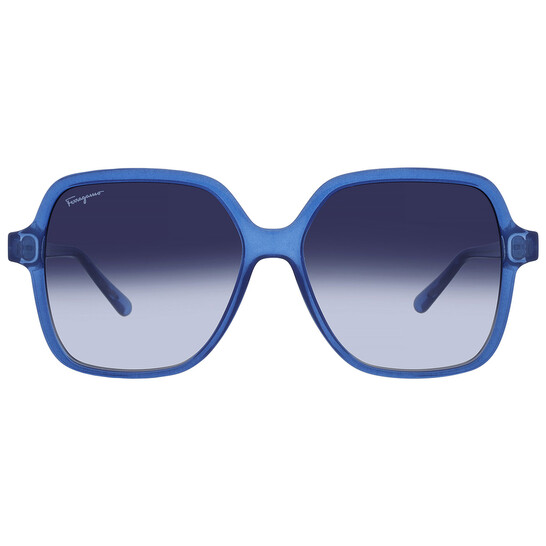 Ferragamo Salvatore Ferragamo Blue Gradient Square Ladies  display picture 3