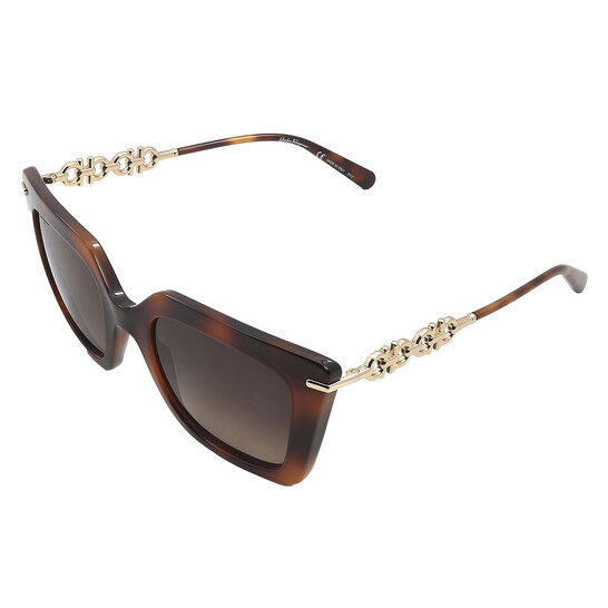 Ferragamo Salvatore Ferragamo Brown Gradient Butterfly