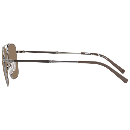 Ferragamo Salvatore Ferragamo Brown Navigator Men display picture 2