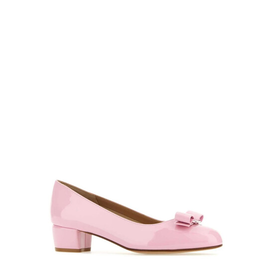 Salvatore Ferragamo ピンク ハイヒール 36 Ferragamo Salvatore Ferragamo Bubble Gum Vara Bow Pump Shoe