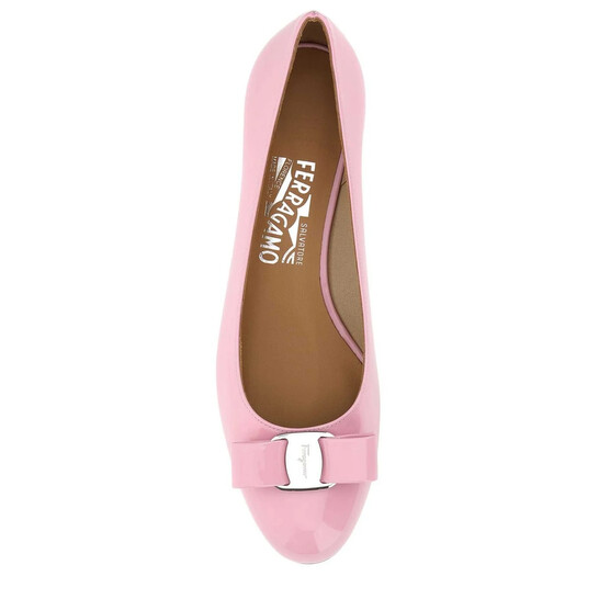 Ferragamo Salvatore Ferragamo Bubble Gum Vara Bow Pump Shoe