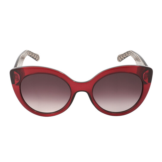 Ferragamo Salvatore Ferragamo Burgundy Gradient Butterfly Ladies