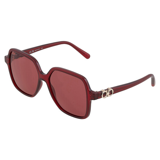 Ferragamo Salvatore Ferragamo Burgundy Square Ladies  display picture 2