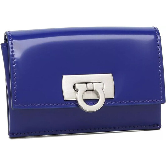 Salvatore Ferragamo Card Case With Gancini Clasp 220435 763023